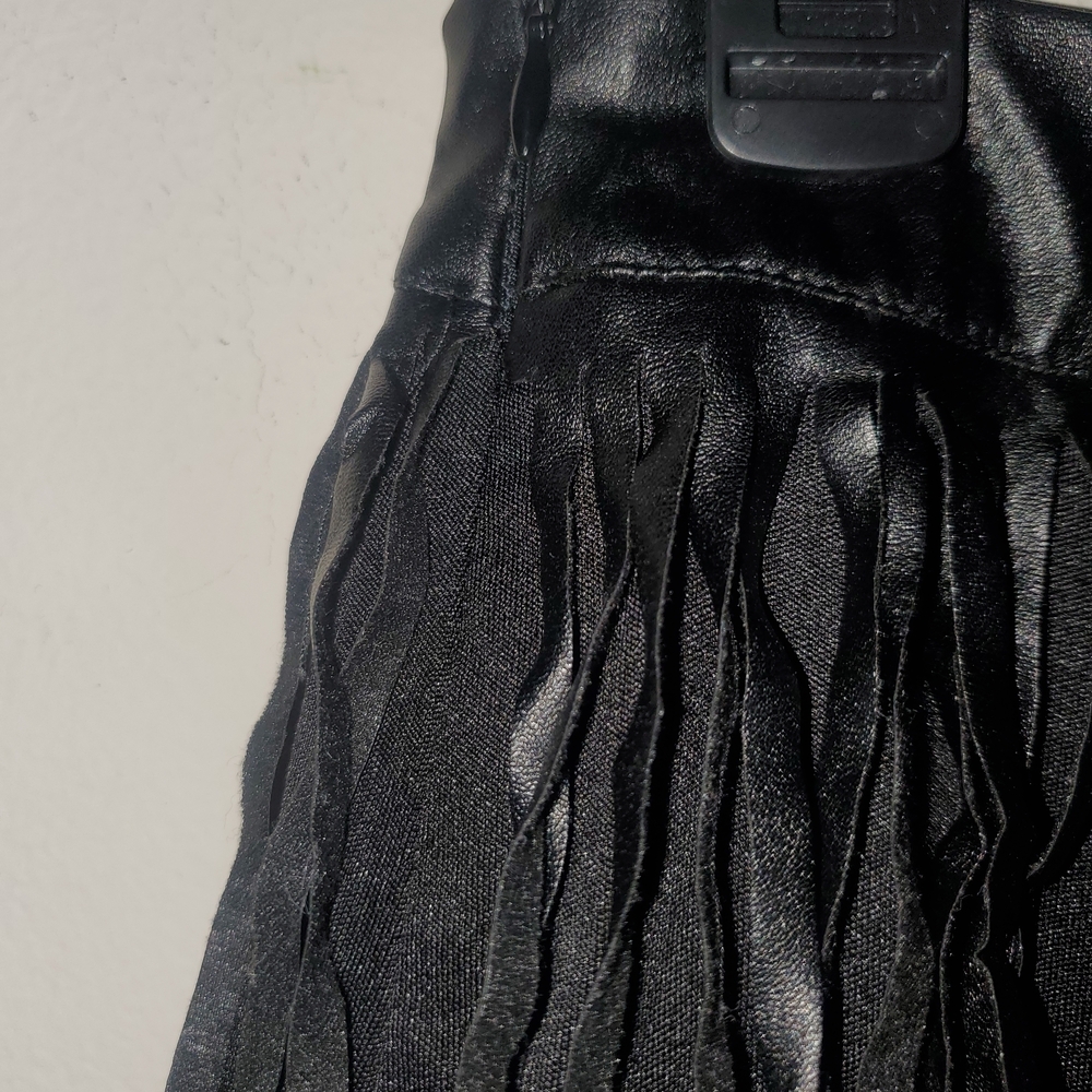 SHEIN Black Fringe Mini Skirt - Picture 2 of 3